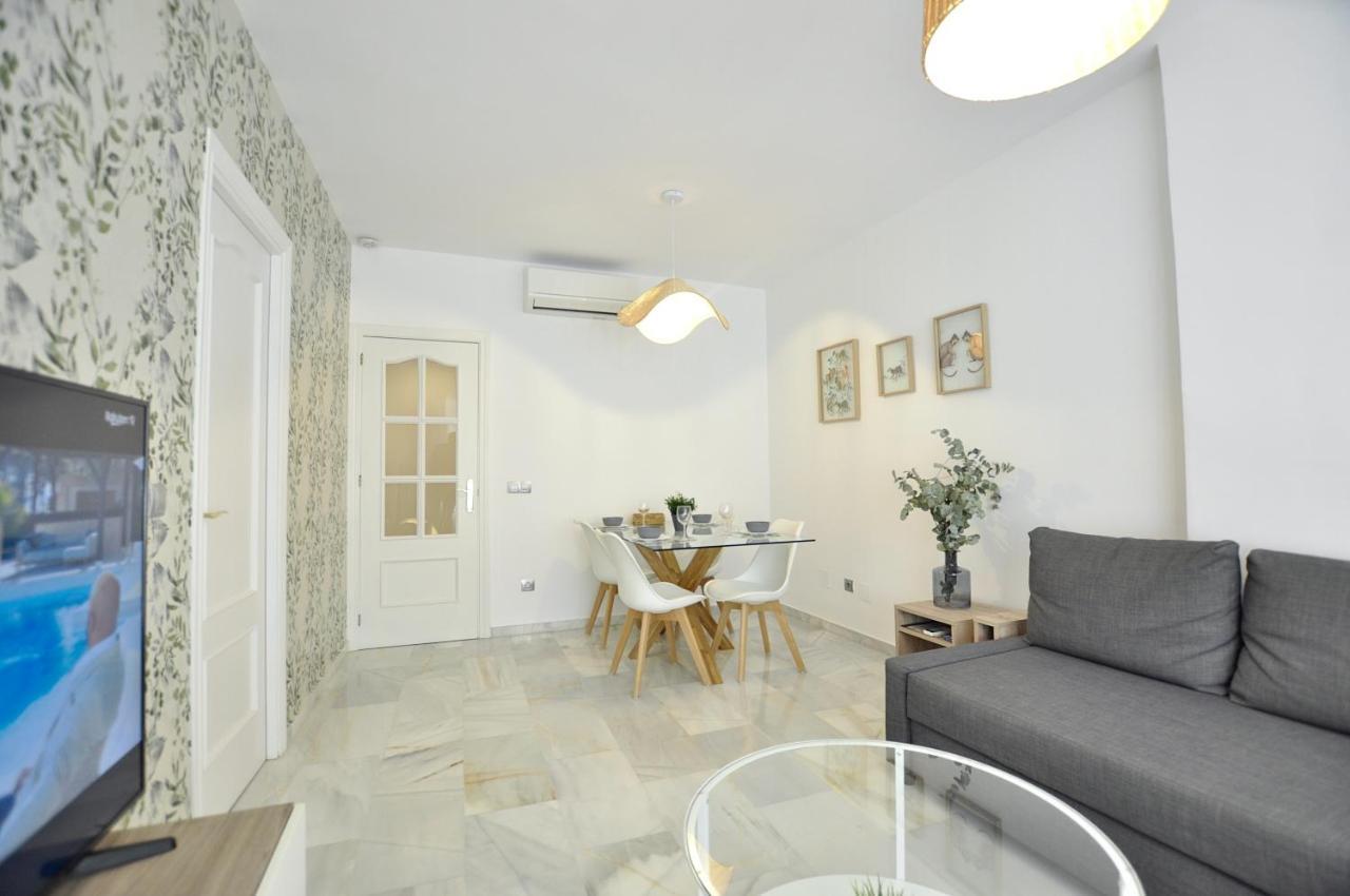Luminoso Y Coqueto Apartamento Con Jardin Málaga Eksteriør bilde